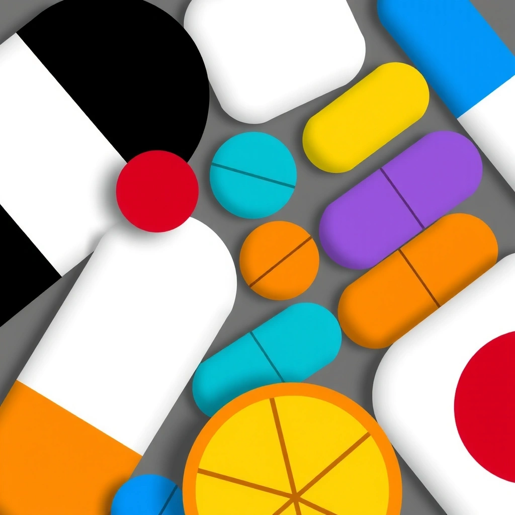 Icono representativo de vitaminas y minerales.